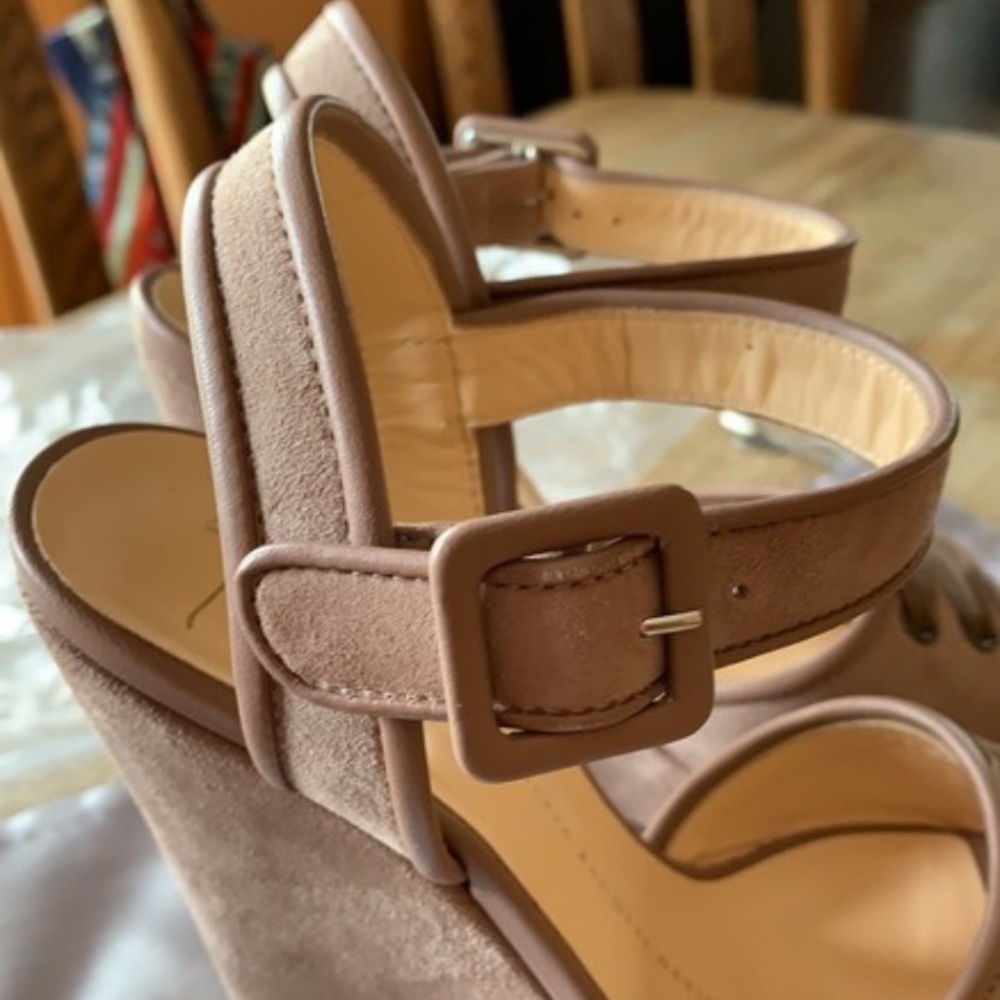 Brand new Giuseppe Zanotti wedge sandals!